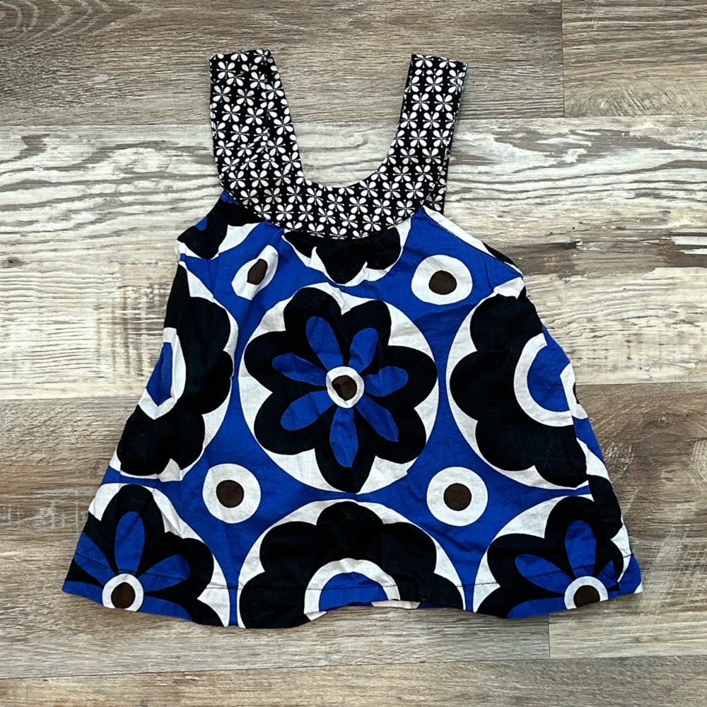 Geo floral girls tank sz 2T